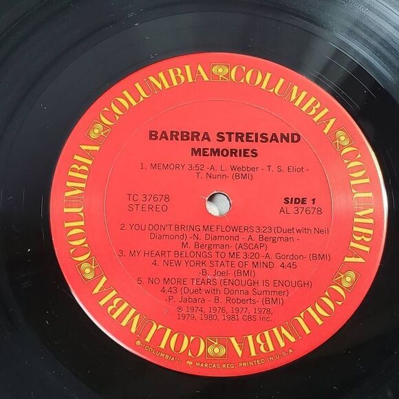 Barbra Streisand - Love Songs (1981) CBS Vinyl Record - Picture 3 of 7
